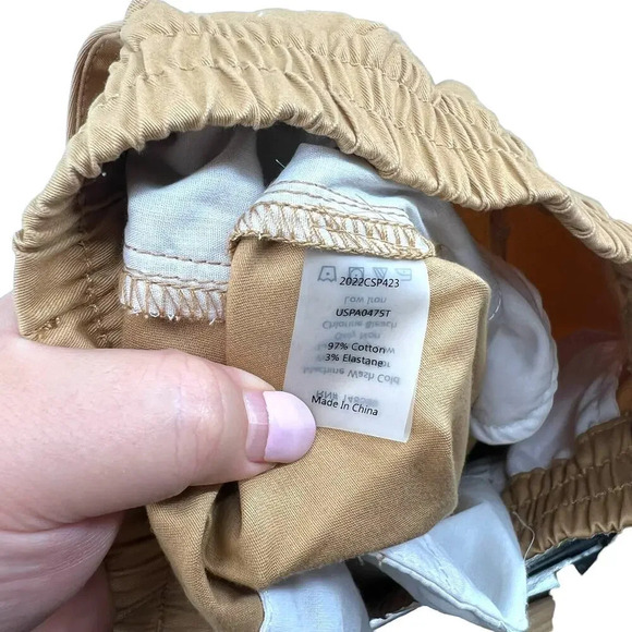 Universal Standard Khaki Tan Pull-On‎ Cargo Pants Size S / Plus Size 14-16 - Picture 12 of 13